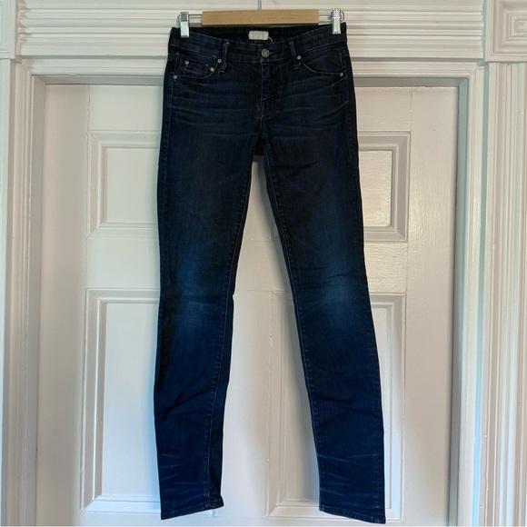 Mother Women’s The Looker Love, Lust & Pixie Dust Wash 25 Blue Jeans Dark Denim - Picture 1 of 10